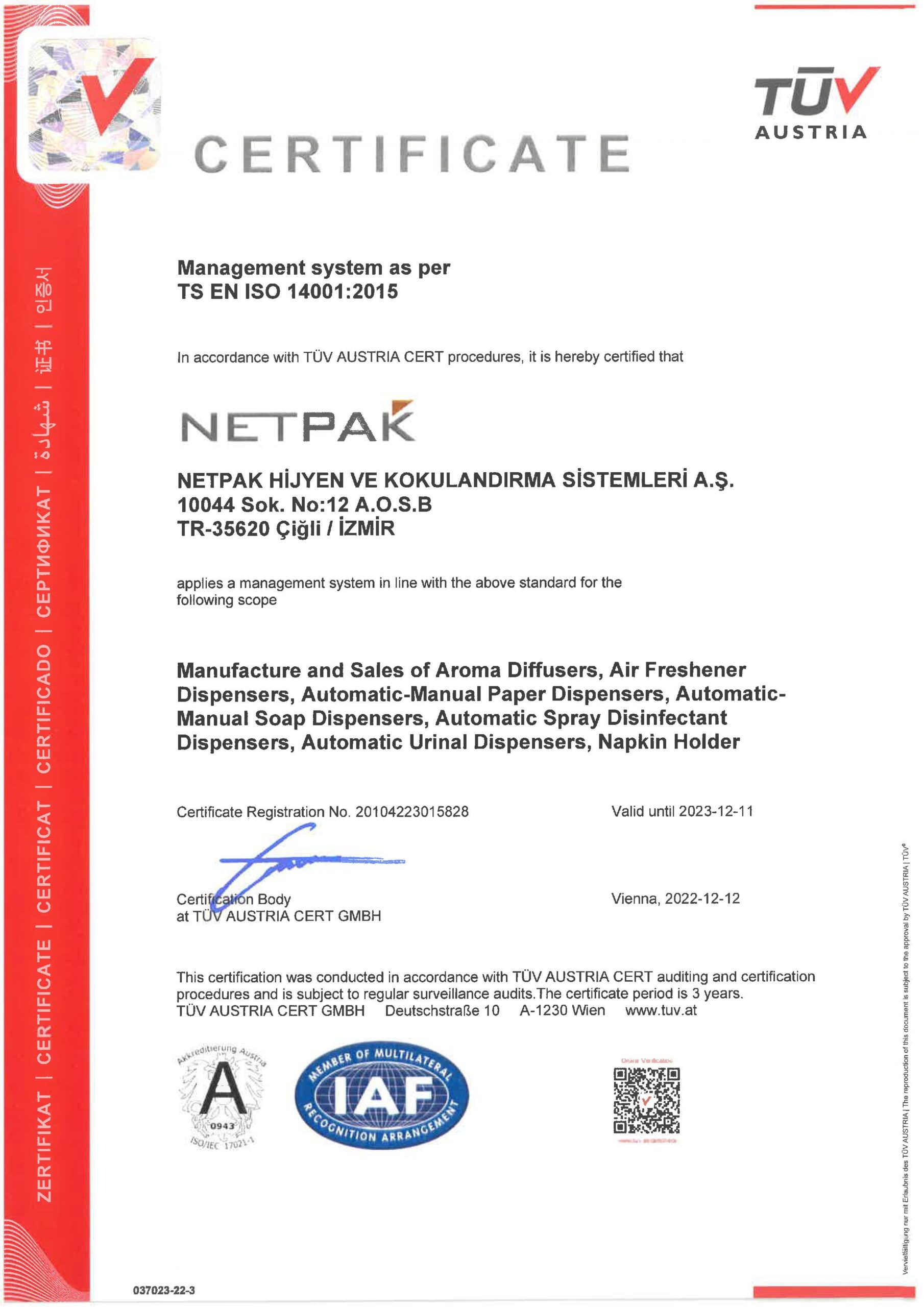 Environmental Management System Standard